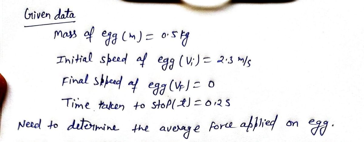 Physics homework question answer, step 1, image 1